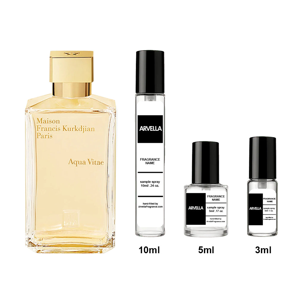 Maison Francis Kurkdijan Aqua Vitae Sample 10ml Spray - Arvella Fragrance